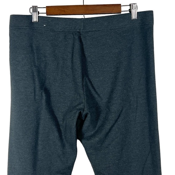 AEROPOSTALE LOUNGE PANTS CAPRI LENGTH FLEECE LINED ELASTIC‎ WAIST GRAY SIZE XL - Picture 5 of 10